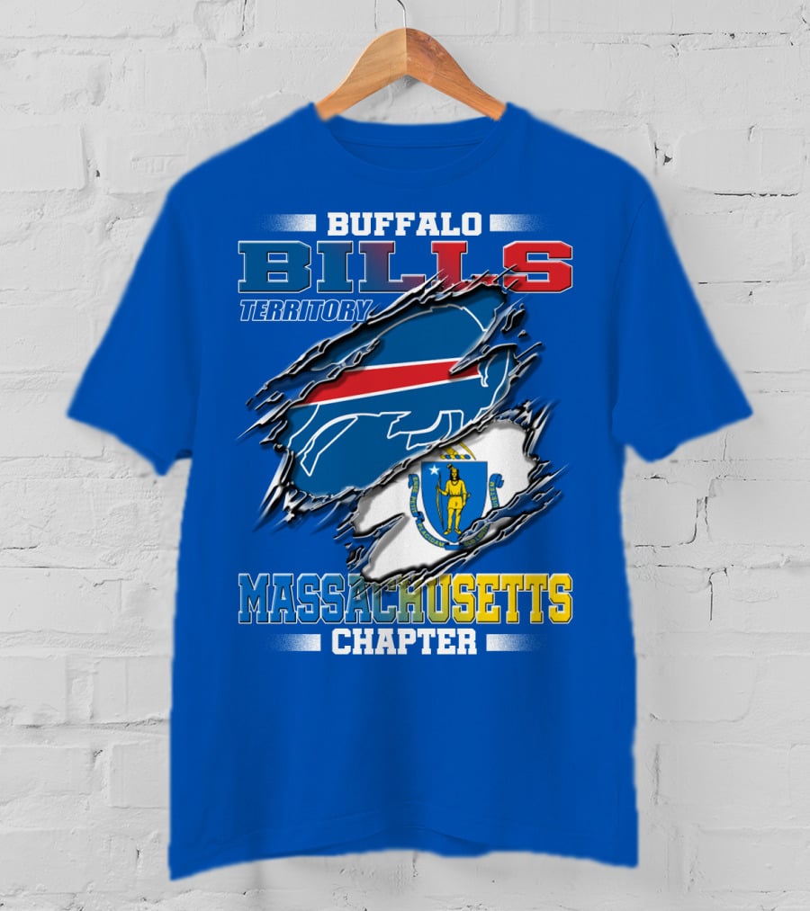 Buffalo Bills Territory Massachusetts Chapter T-Shirt