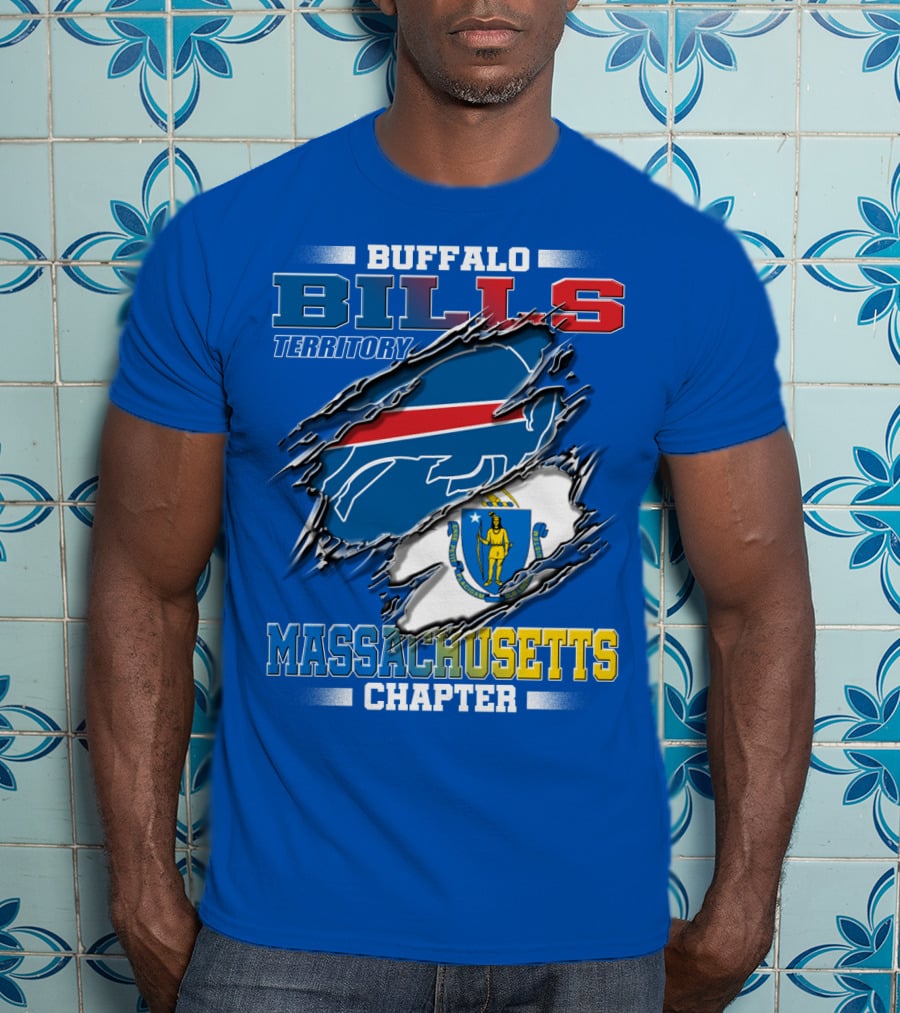 Buffalo Bills Territory Massachusetts Chapter T-Shirt