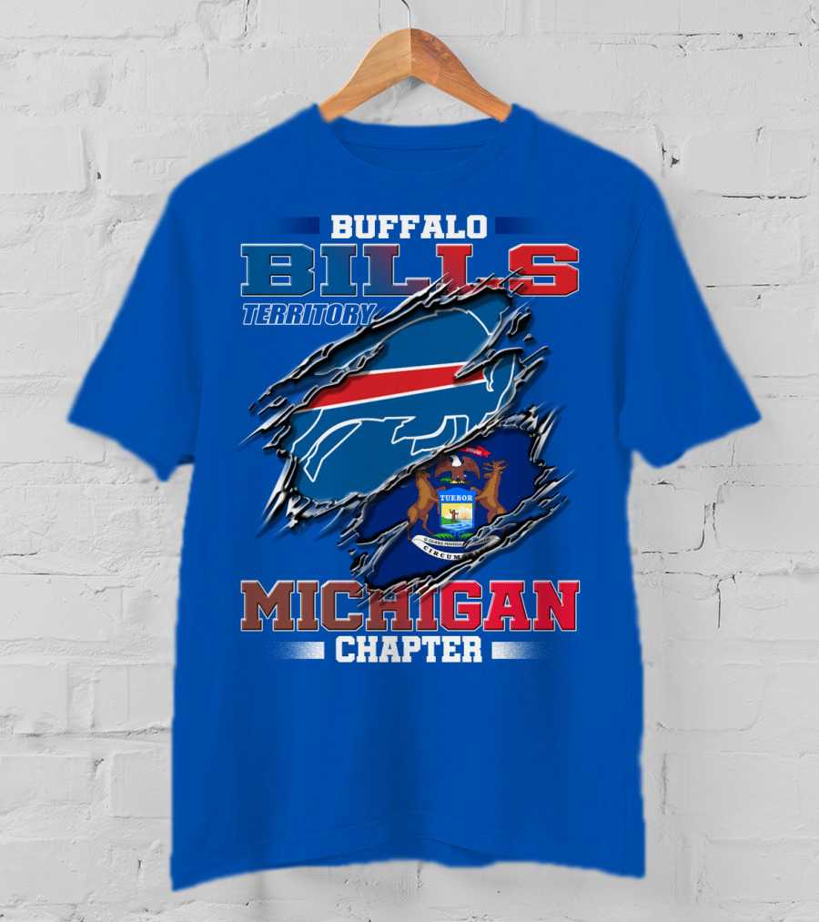 Buffalo Bills Territory Michigan Chapter T-Shirt