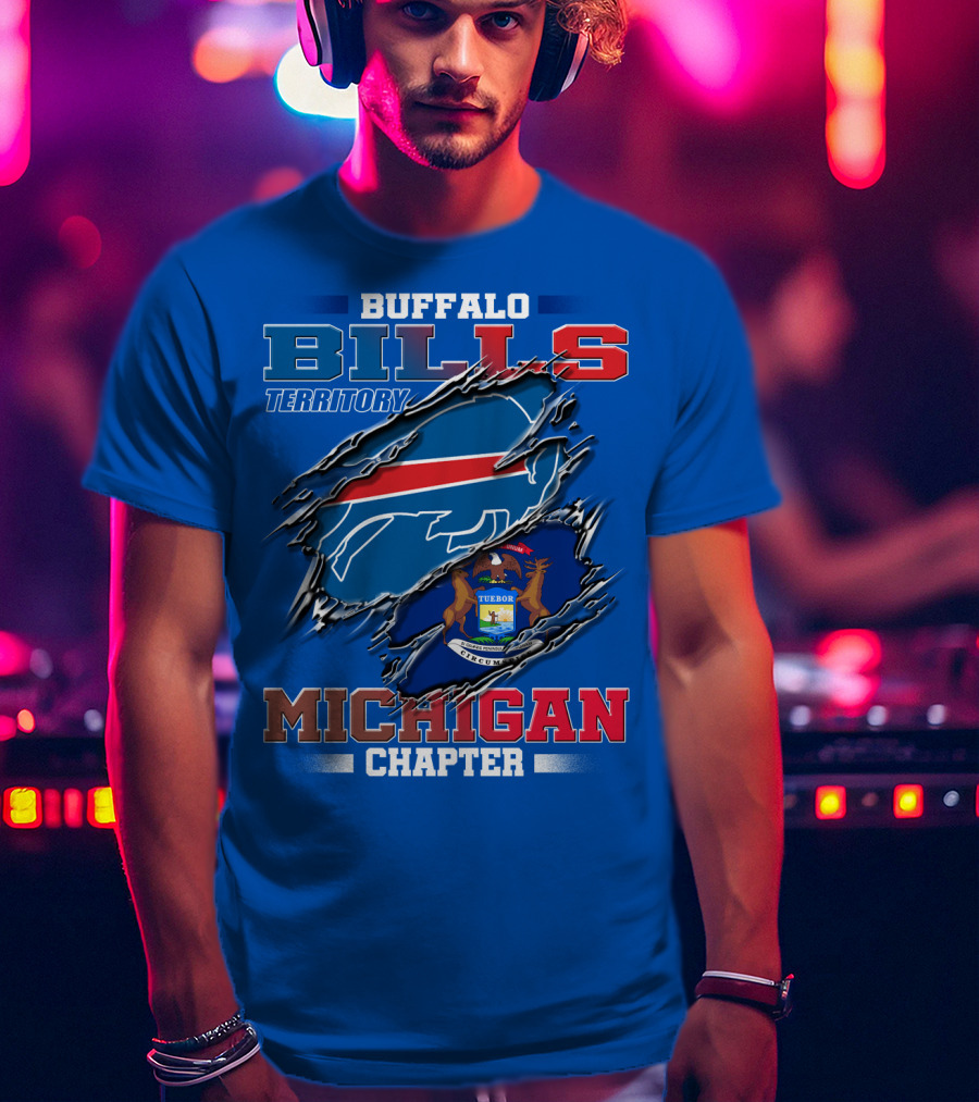 Buffalo Bills Territory Michigan Chapter T-Shirt