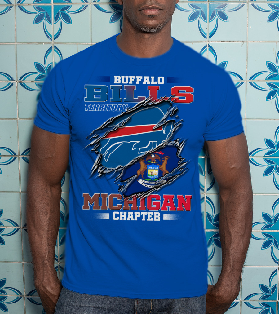 Buffalo Bills Territory Michigan Chapter T-Shirt