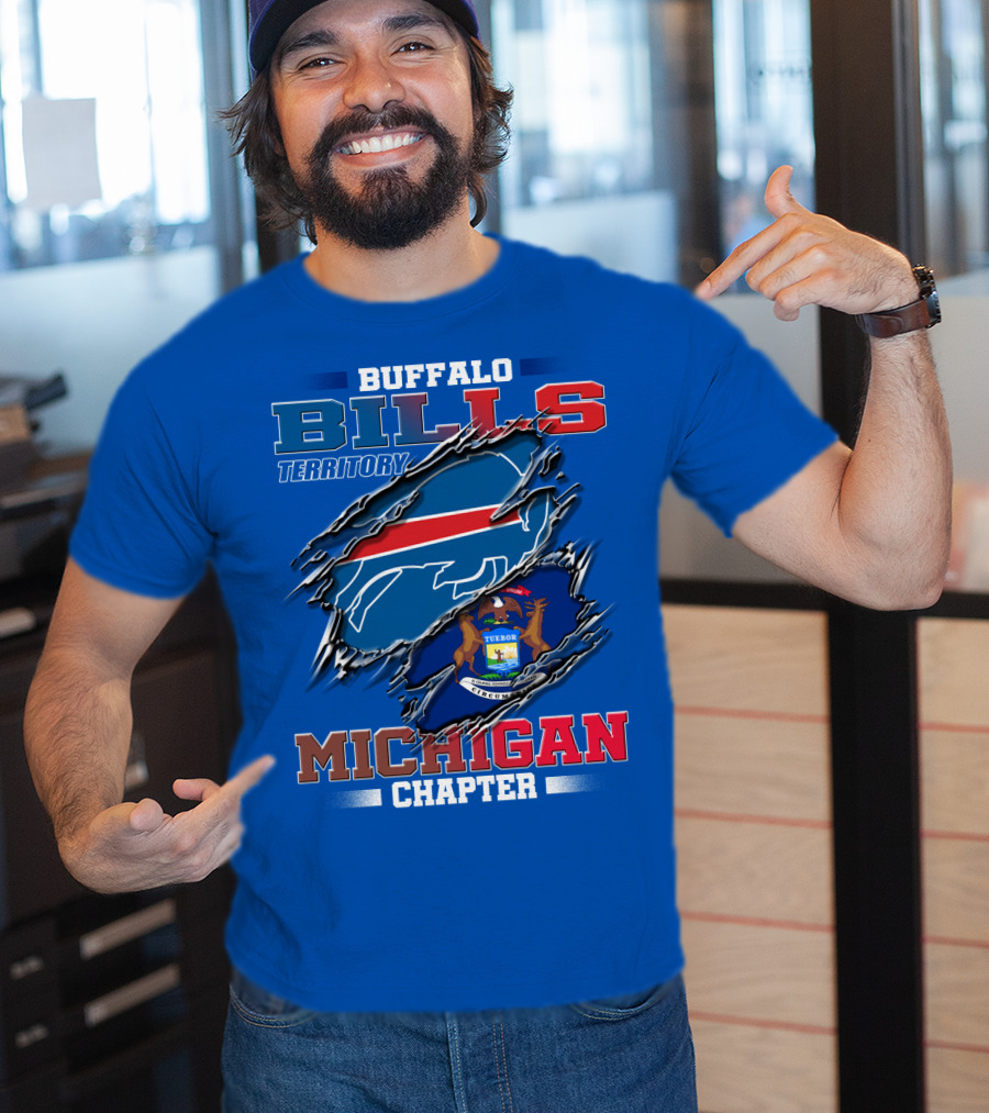 Buffalo Bills Territory Michigan Chapter T-Shirt