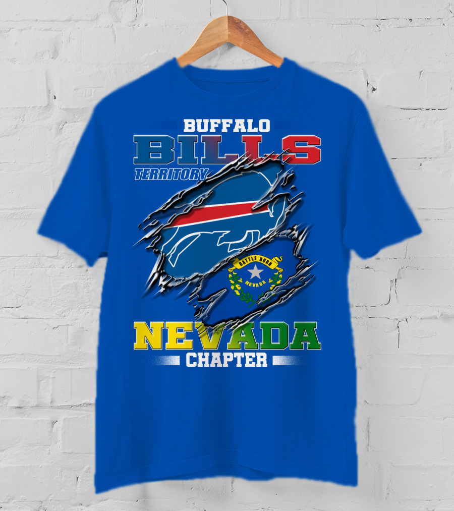 Buffalo Bills Territory Nevada Chapter Battle Born T-Shirt