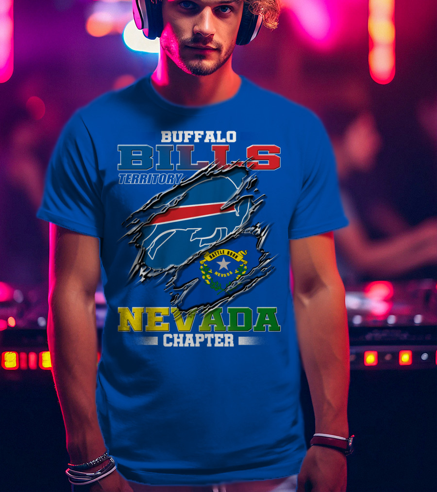 Buffalo Bills Territory Nevada Chapter Battle Born T-Shirt