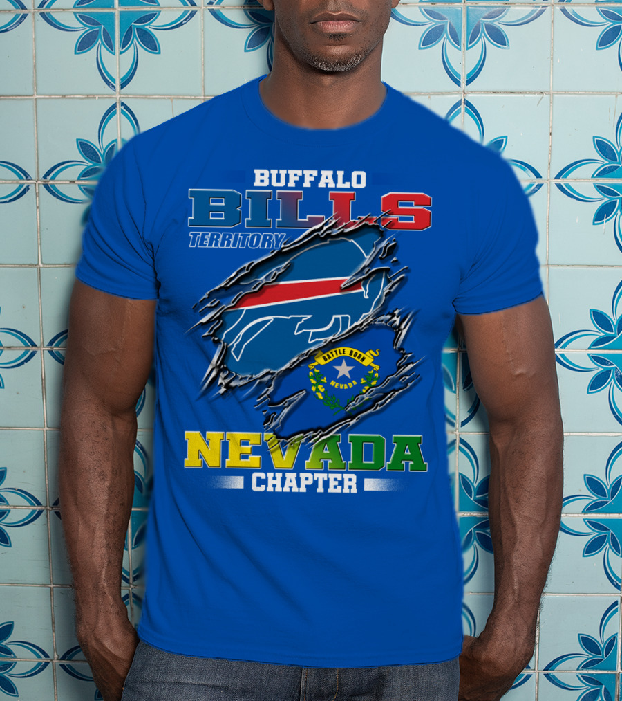 Buffalo Bills Territory Nevada Chapter Battle Born T-Shirt