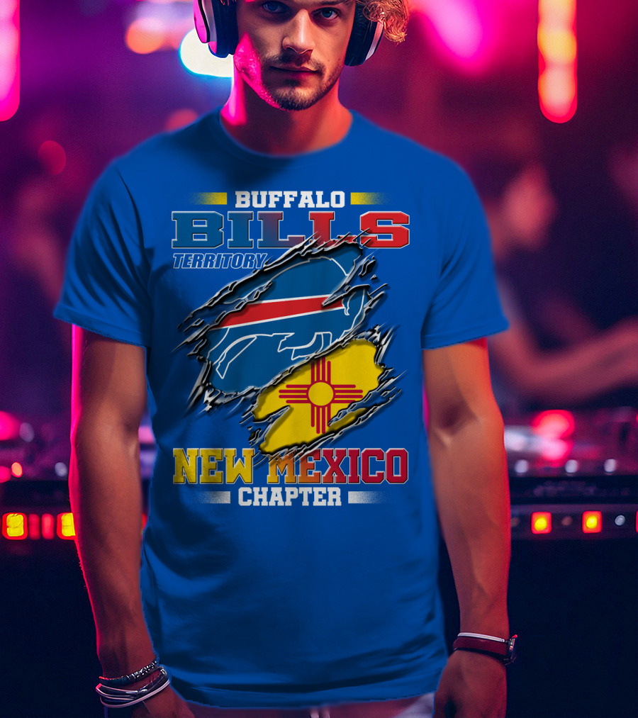 Buffalo Bills Territory New Mexico Chapter T-Shirt