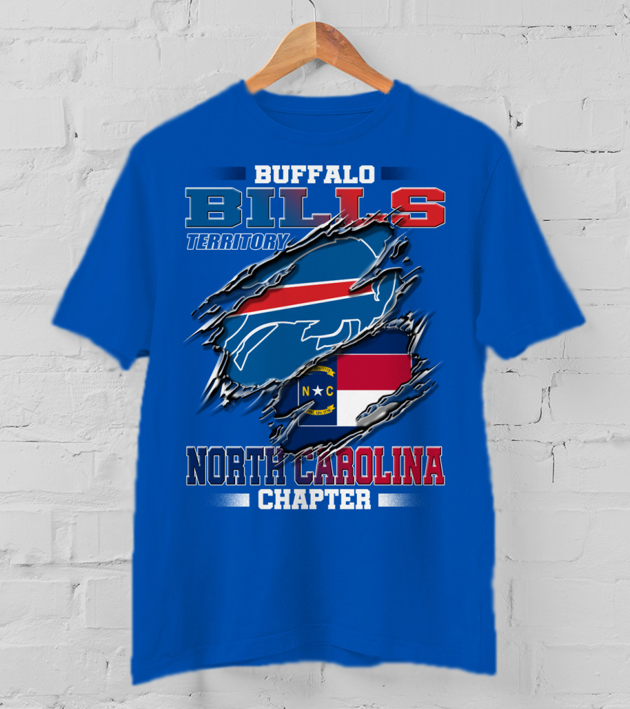 Buffalo Bills Territory North Carolina Chapter T-Shirt