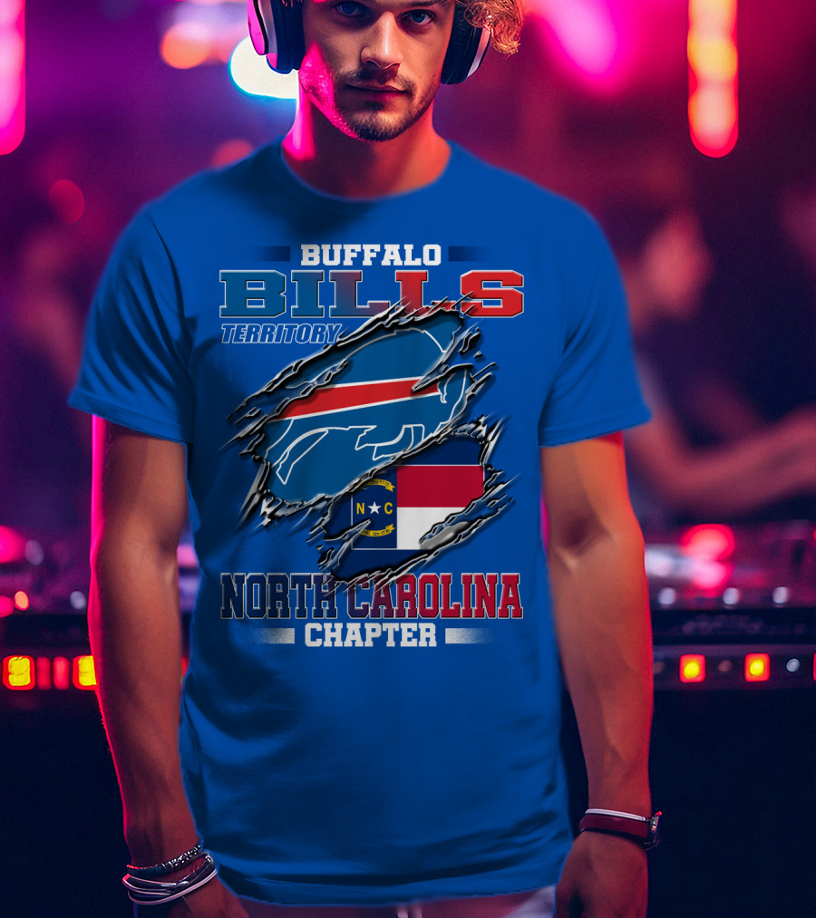 Buffalo Bills Territory North Carolina Chapter T-Shirt