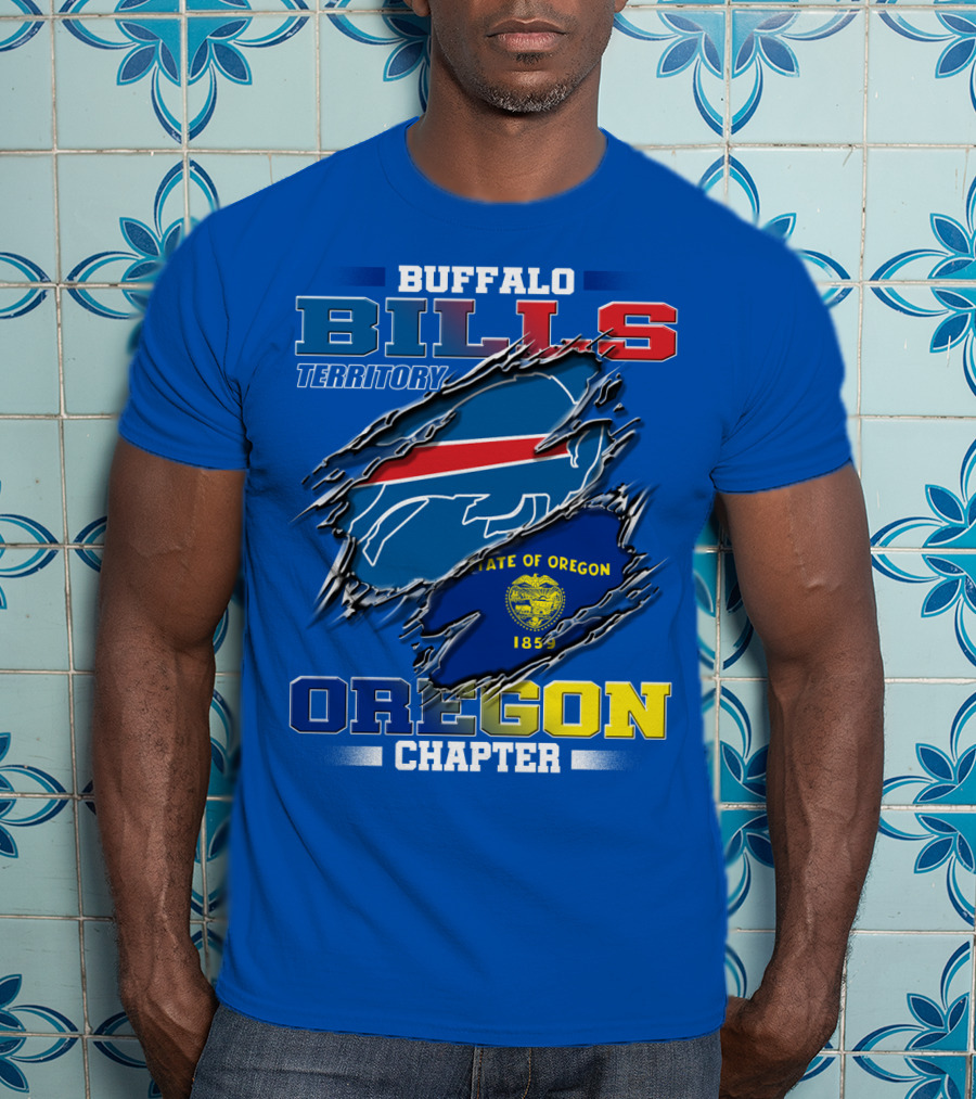 Buffalo Bills Territory Oregon Chapter State Of Oregon 1859 T-Shirt