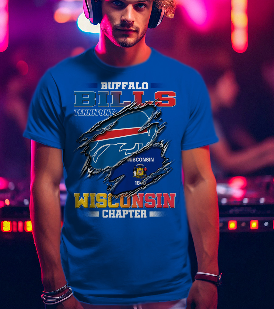 Buffalo Bills Territory Wisconsin Chapter 1848 T-Shirt