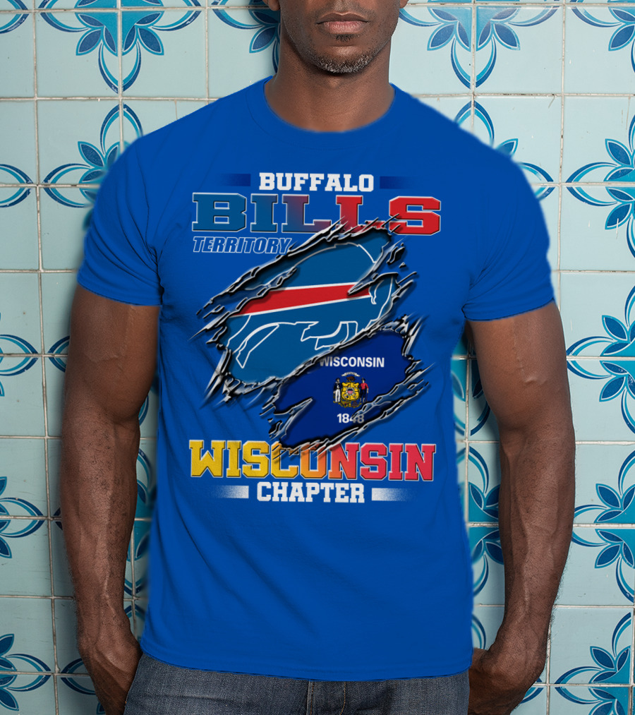 Buffalo Bills Territory Wisconsin Chapter 1848 T-Shirt