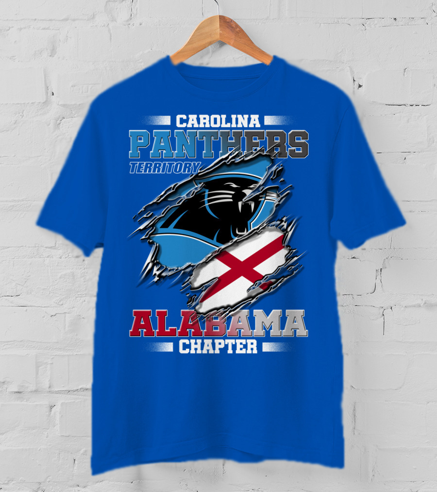Carolina Panthers Territory Alabama Chapter T-Shirt
