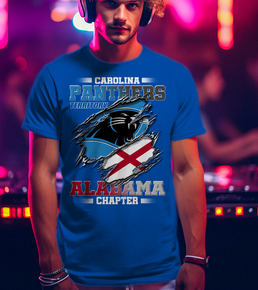 Carolina Panthers Territory Alabama Chapter T-Shirt