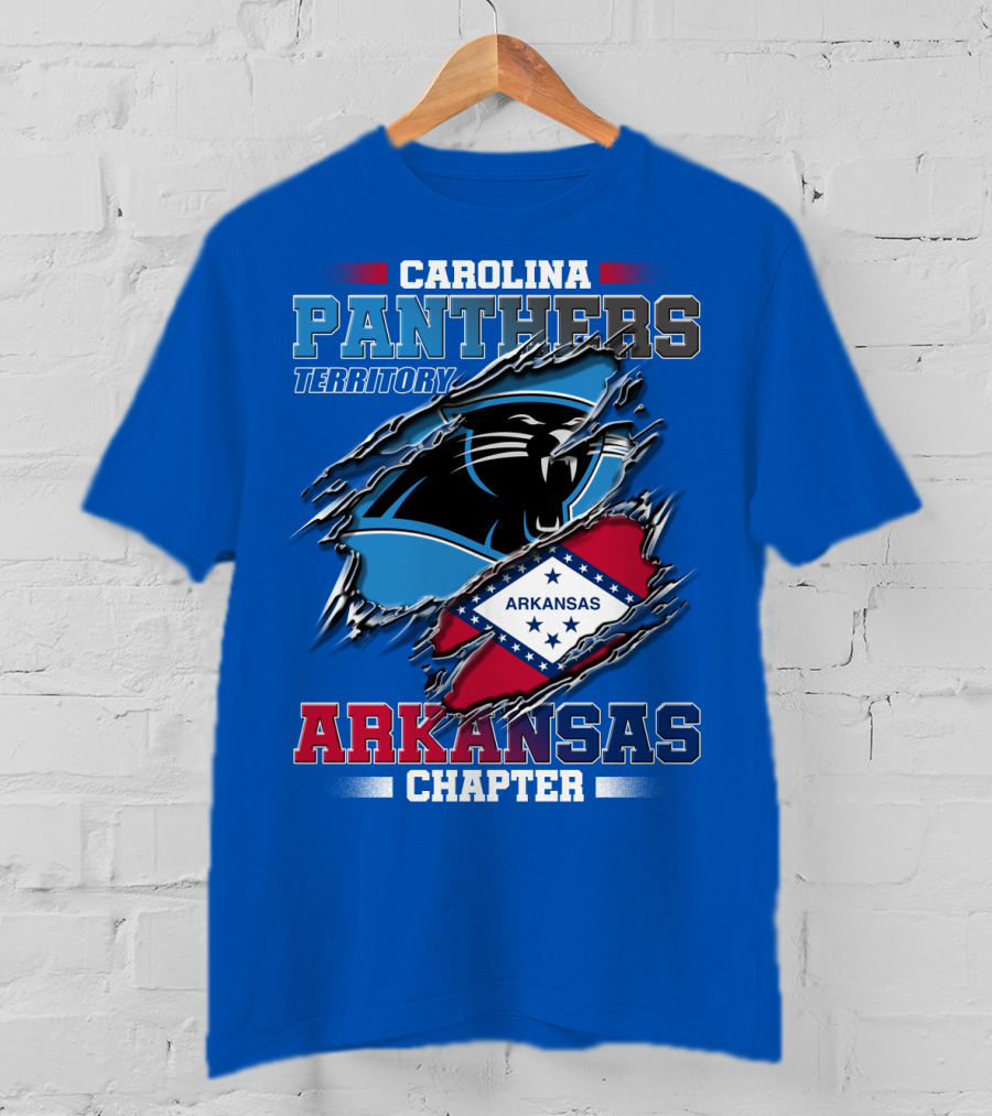 Carolina Panthers Territory Arkansas Chapter T-Shirt