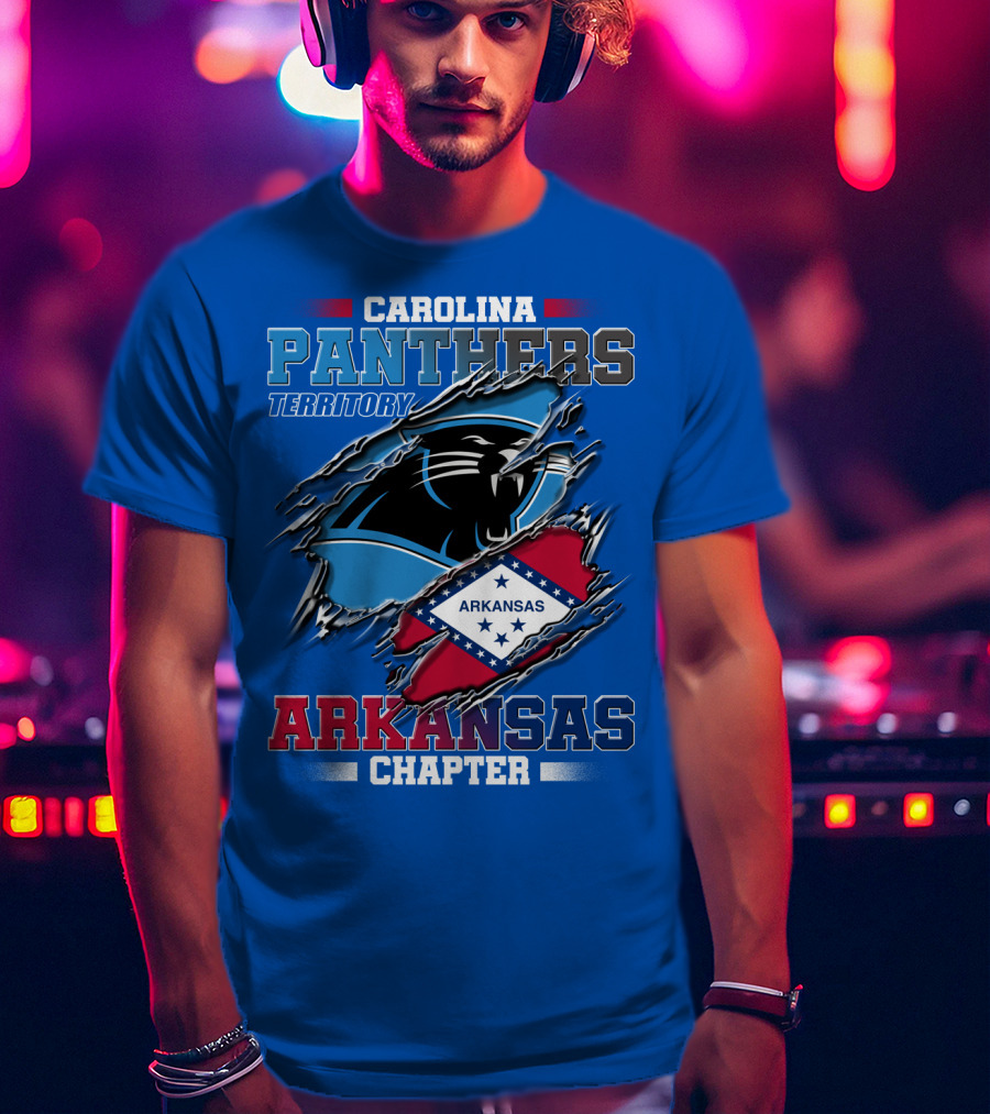 Carolina Panthers Territory Arkansas Chapter T-Shirt