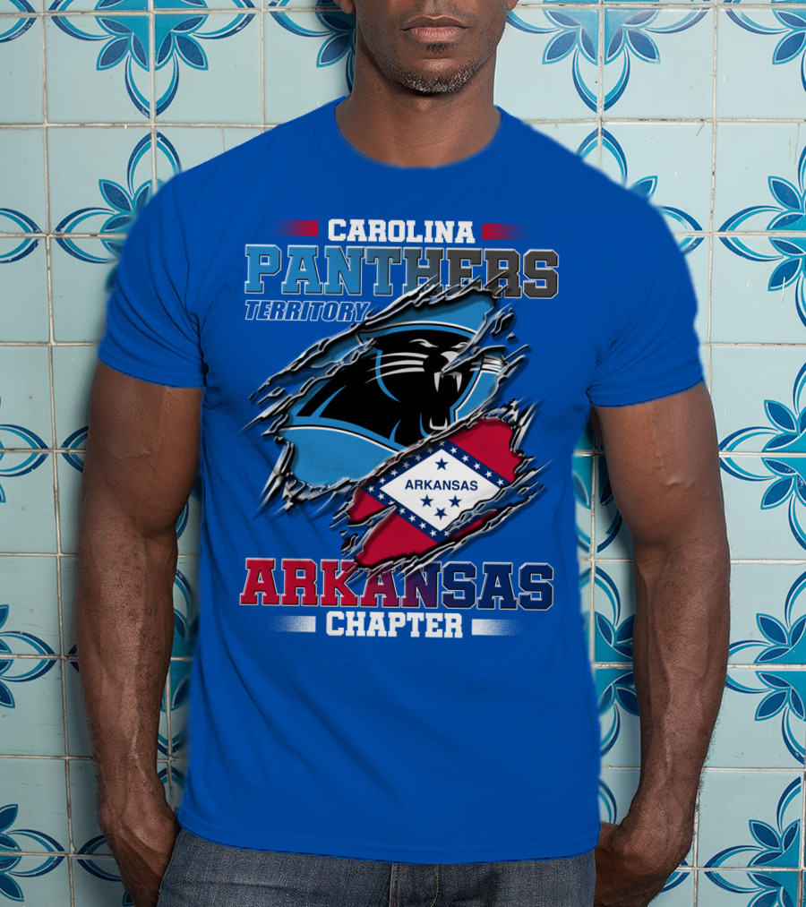 Carolina Panthers Territory Arkansas Chapter T-Shirt