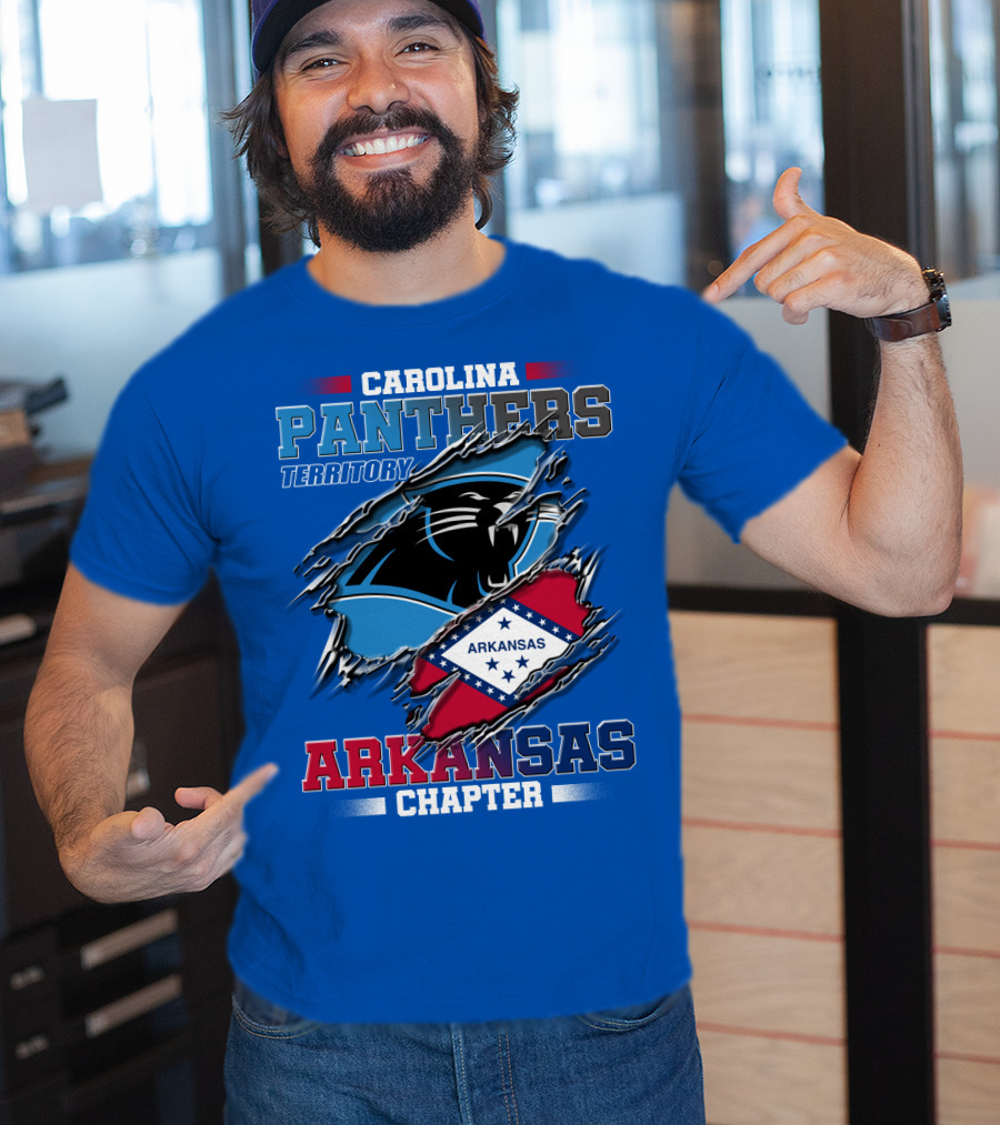 Carolina Panthers Territory Arkansas Chapter T-Shirt