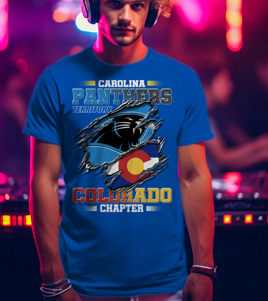 Carolina Panthers Territory Colorado Chapter T-Shirt
