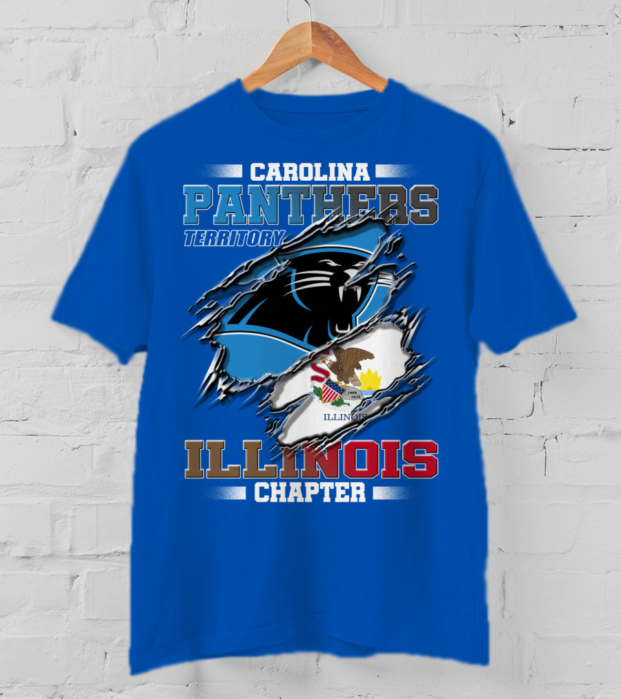 Carolina Panthers Territory Illinois Chapter T-Shirt
