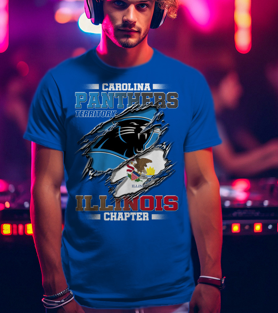 Carolina Panthers Territory Illinois Chapter T-Shirt