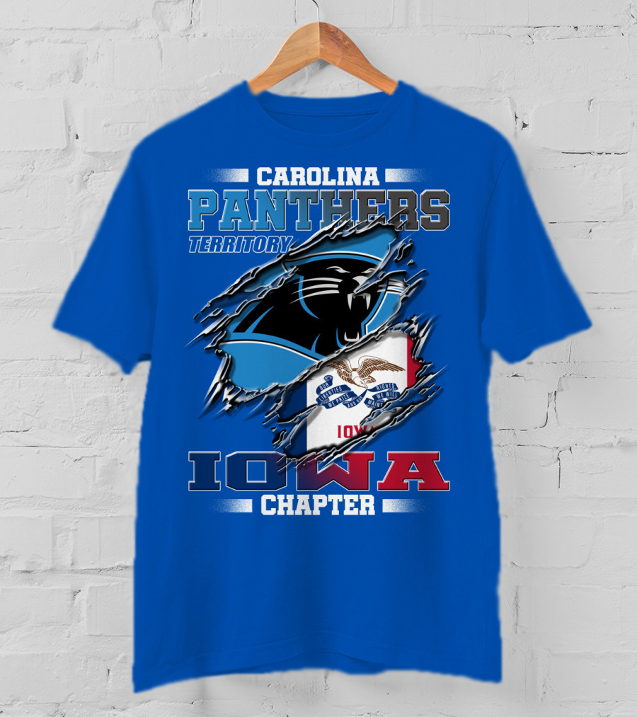 Carolina Panthers Territory Iowa Chapter T-Shirt