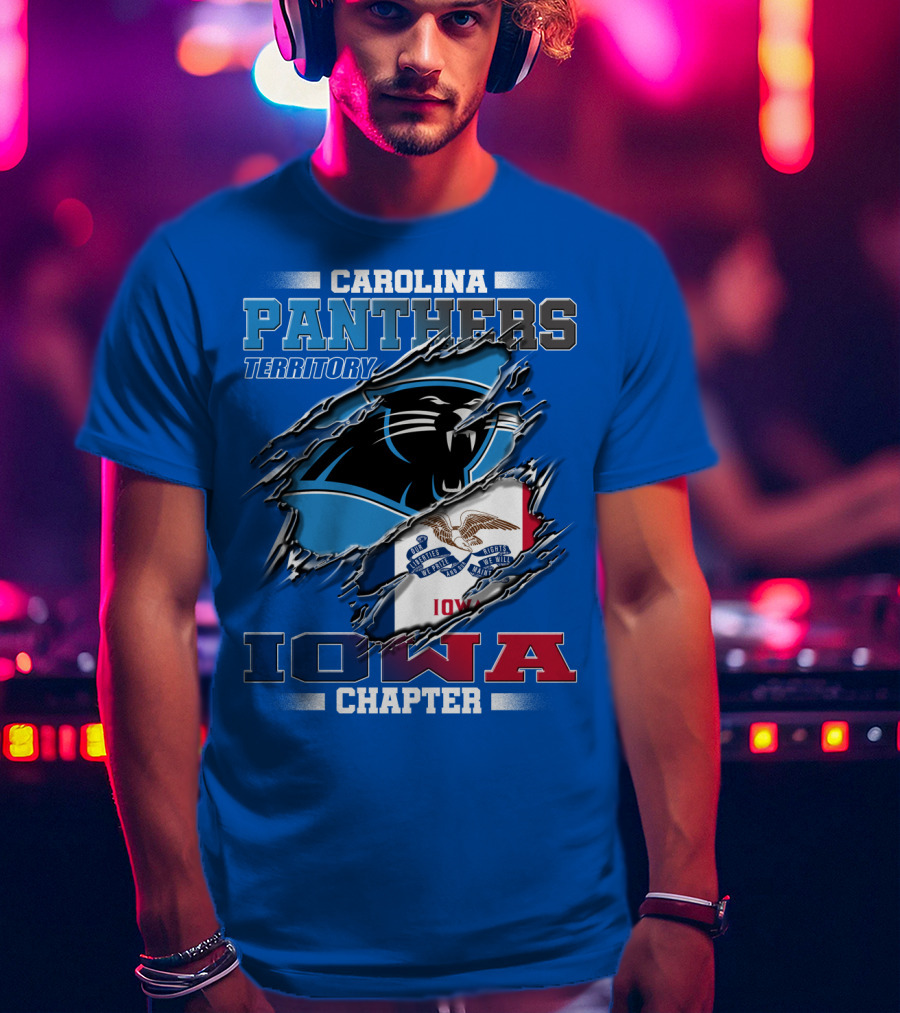 Carolina Panthers Territory Iowa Chapter T-Shirt