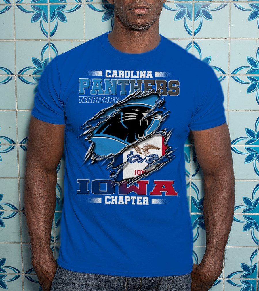 Carolina Panthers Territory Iowa Chapter T-Shirt