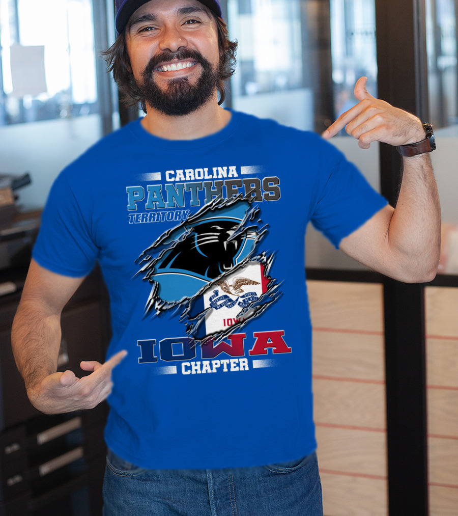 Carolina Panthers Territory Iowa Chapter T-Shirt