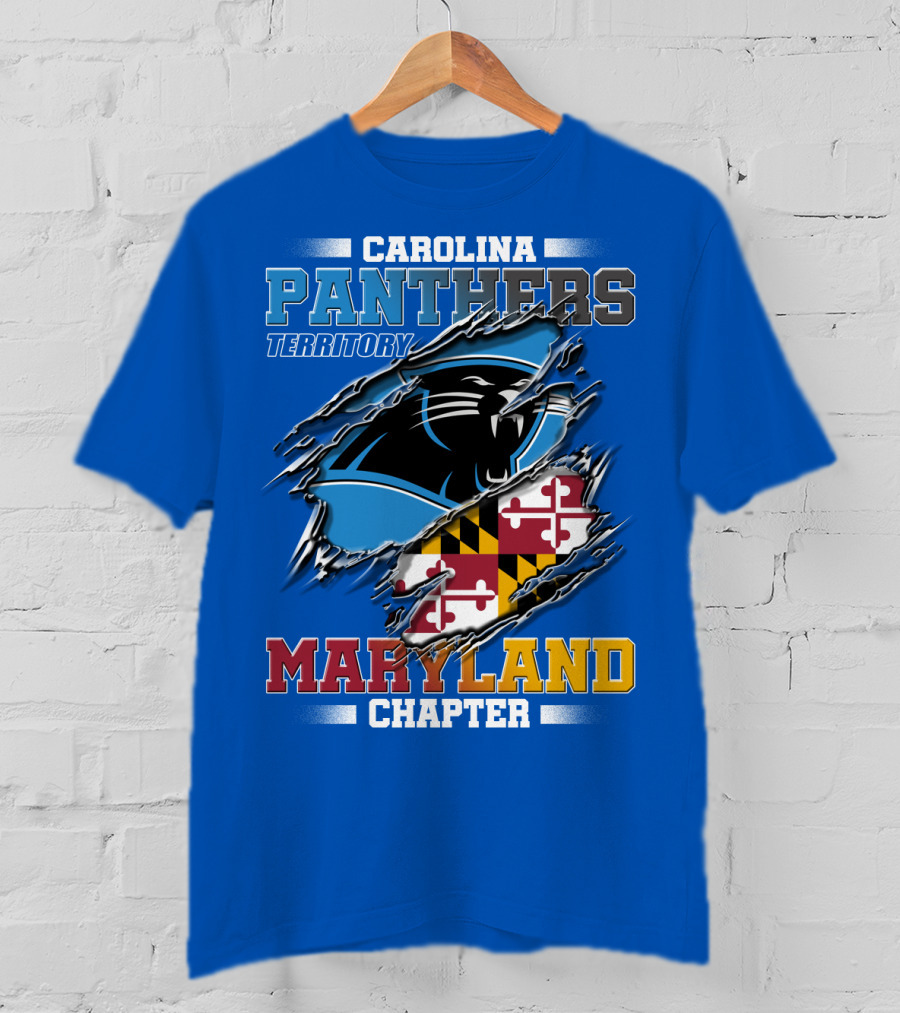 Carolina Panthers Territory Maryland Chapter T-Shirt