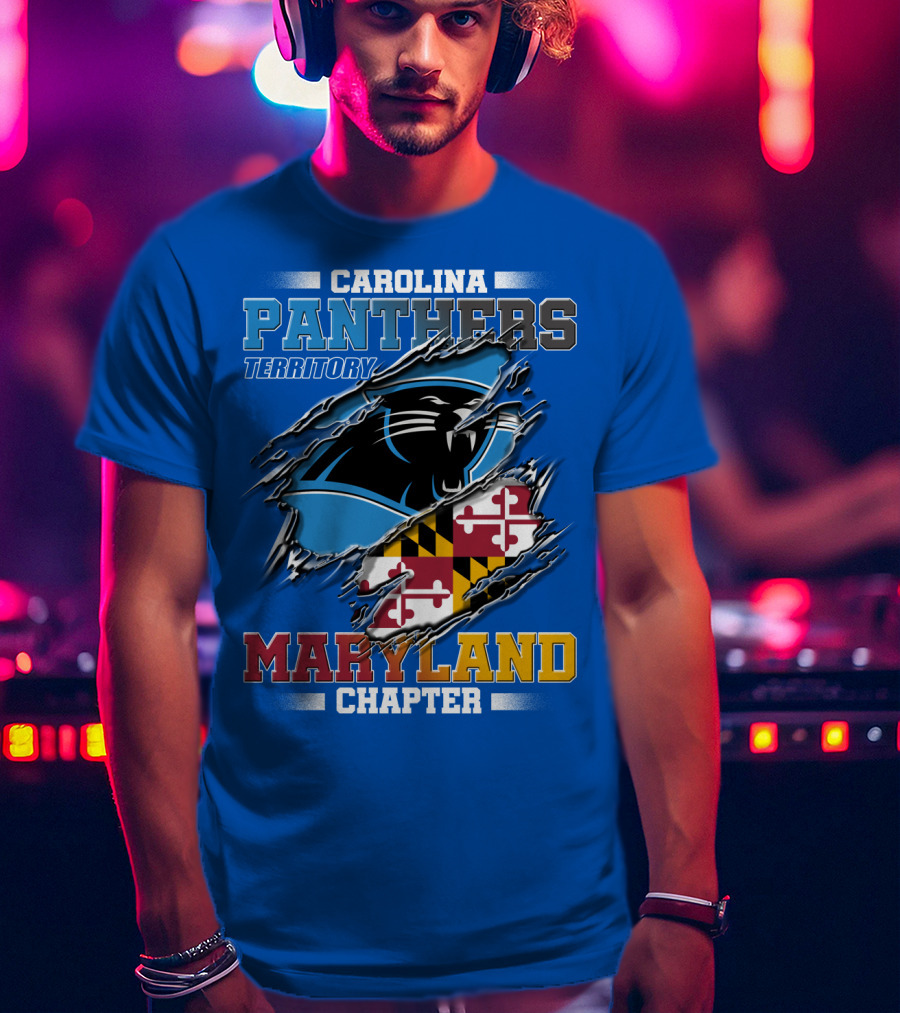 Carolina Panthers Territory Maryland Chapter T-Shirt