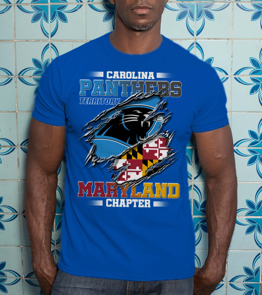Carolina Panthers Territory Maryland Chapter T-Shirt