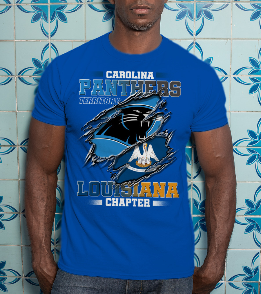 Carolina Panthers Territory Louisiana Chapter T-Shirt