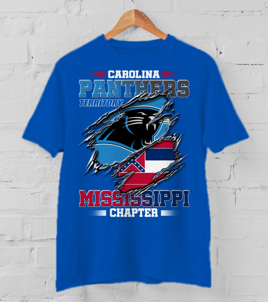 Carolina Panthers Territory Mississippi Chapter T-Shirt