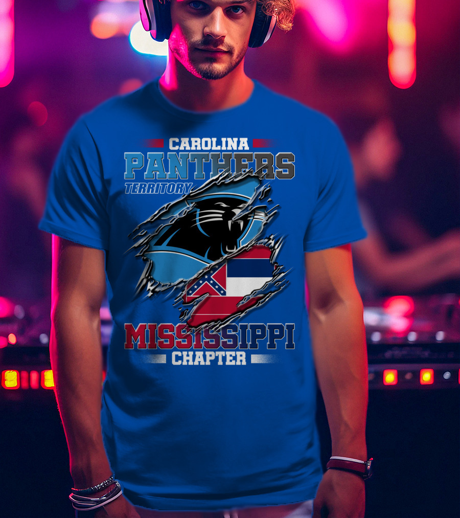 Carolina Panthers Territory Mississippi Chapter T-Shirt