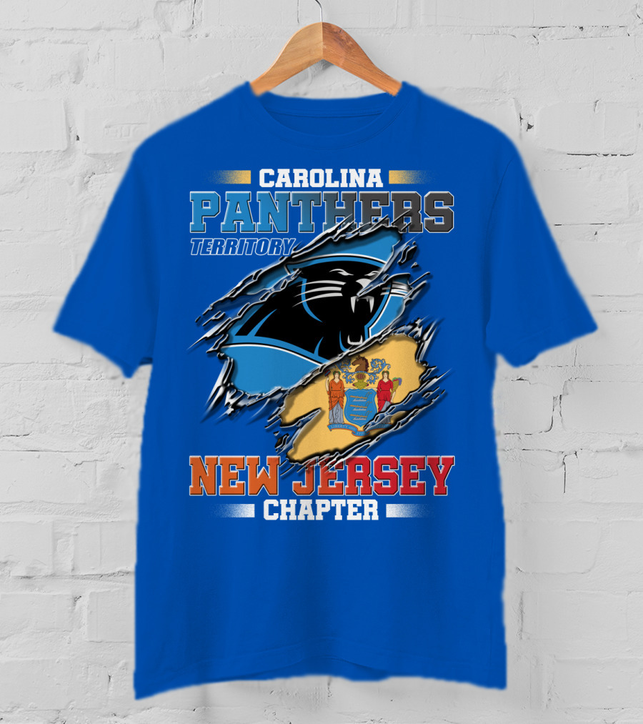 Carolina Panthers Territory New Jersey Chapter T-Shirt