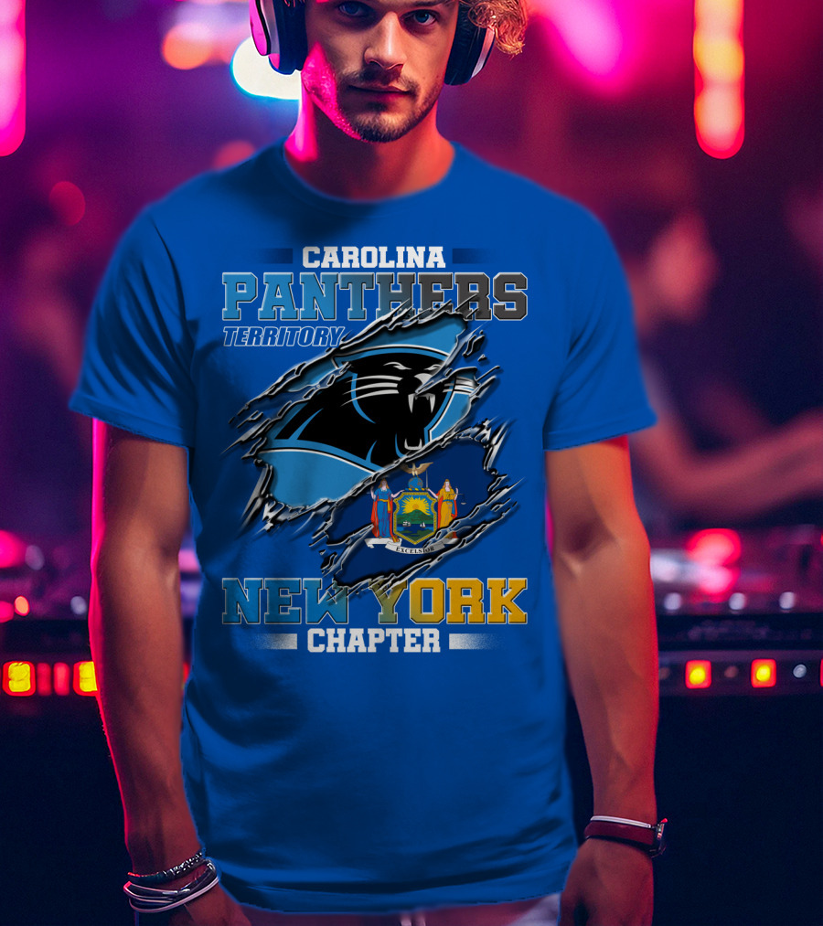 Carolina Panthers Territory New York Chapter T-Shirt