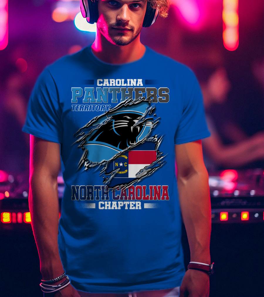 Carolina Panthers Territory North Carolina Chapter T-Shirt