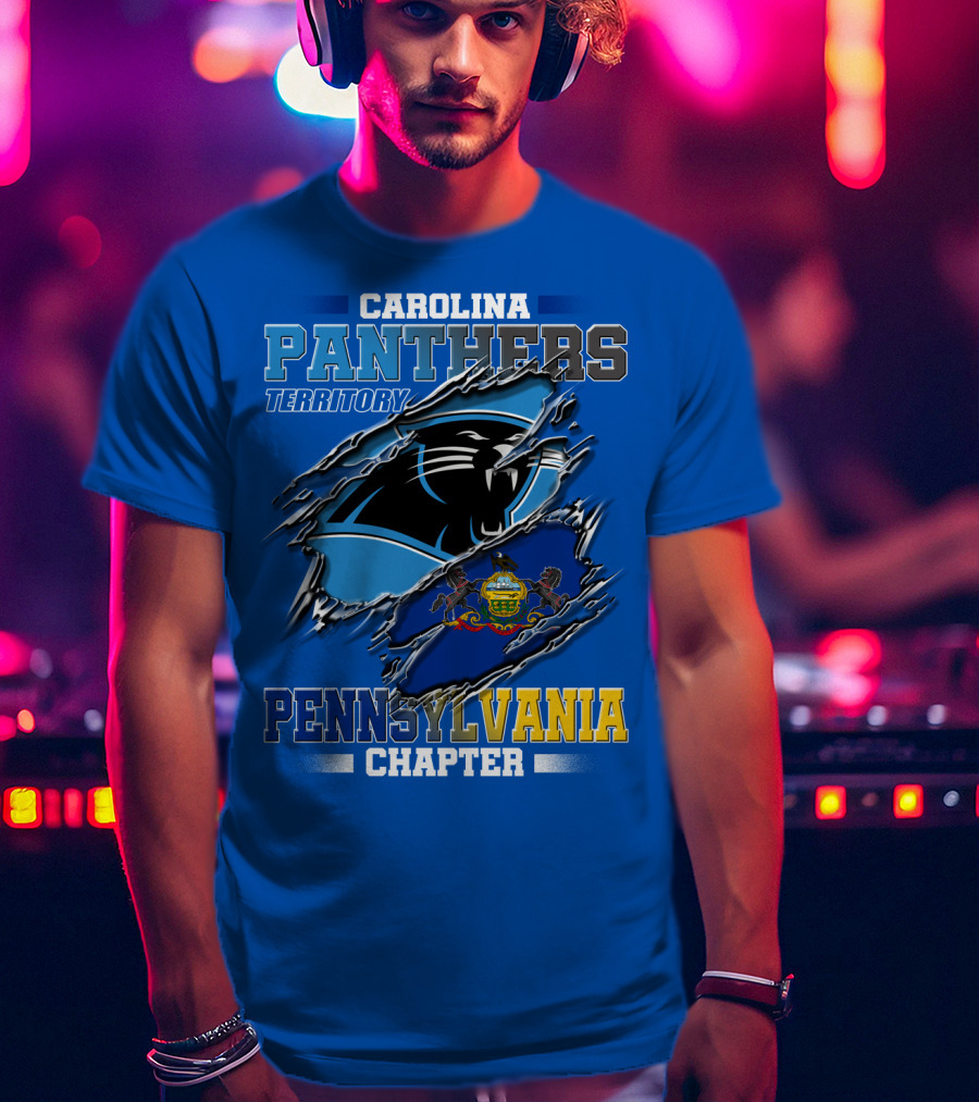 Carolina Panthers Territory Pennsylvania Chapter T-Shirt