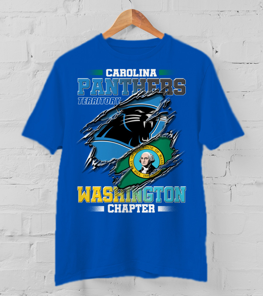 Carolina Panthers Territory Washington Chapter T-Shirt