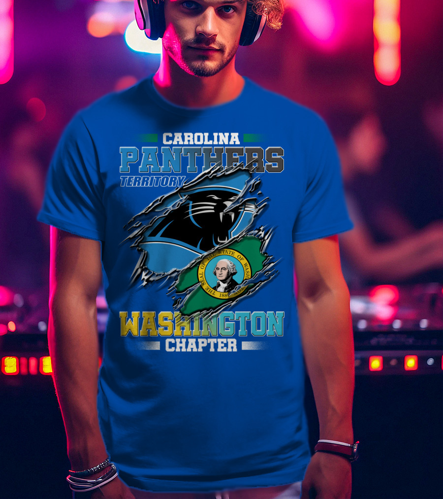 Carolina Panthers Territory Washington Chapter T-Shirt