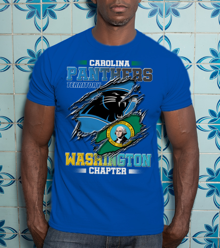 Carolina Panthers Territory Washington Chapter T-Shirt