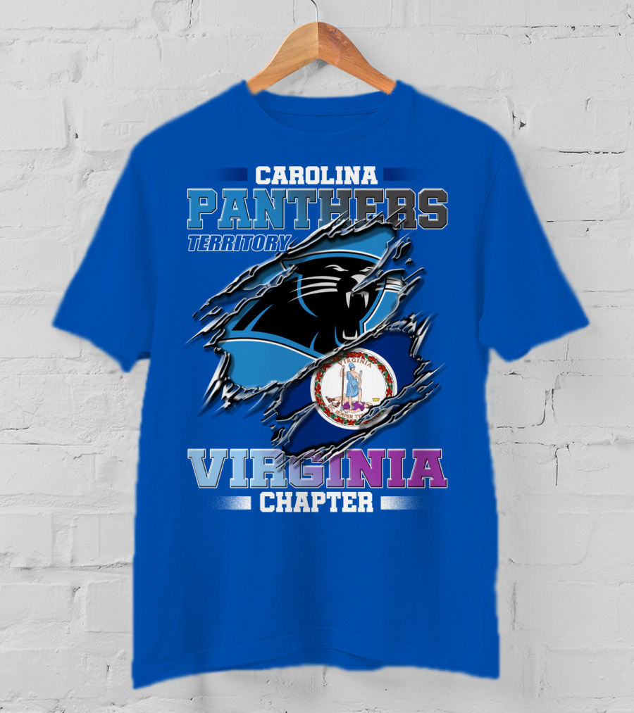 Carolina Panthers Territory Virginia Chapter T-Shirt