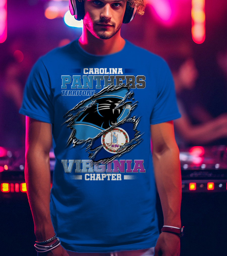 Carolina Panthers Territory Virginia Chapter T-Shirt