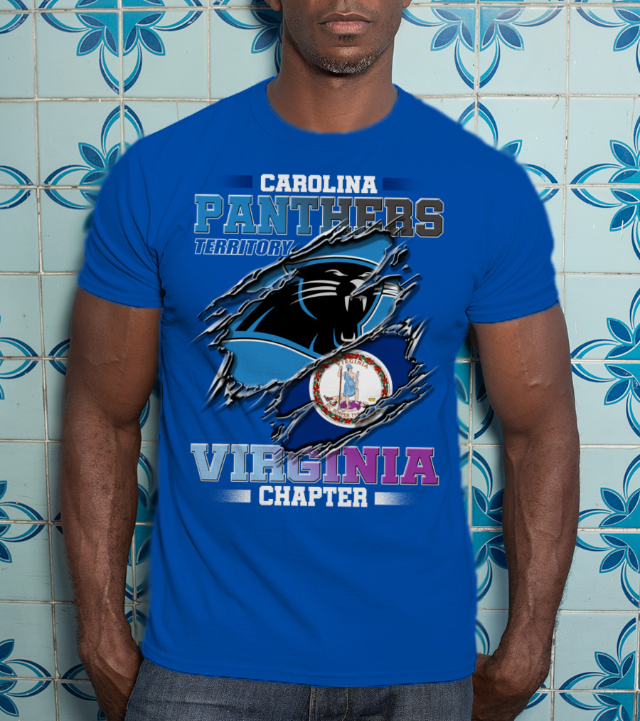 Carolina Panthers Territory Virginia Chapter T-Shirt
