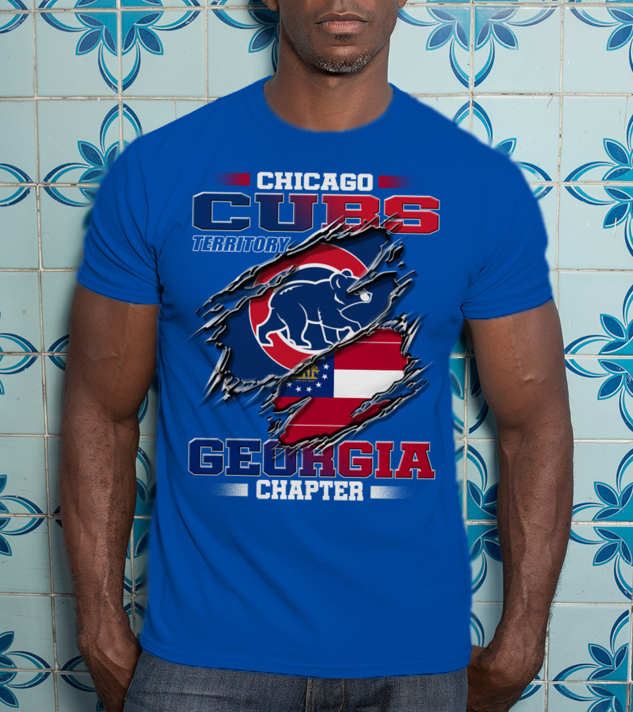 Chicago Cubs Territory Georgia Chapter T-Shirt