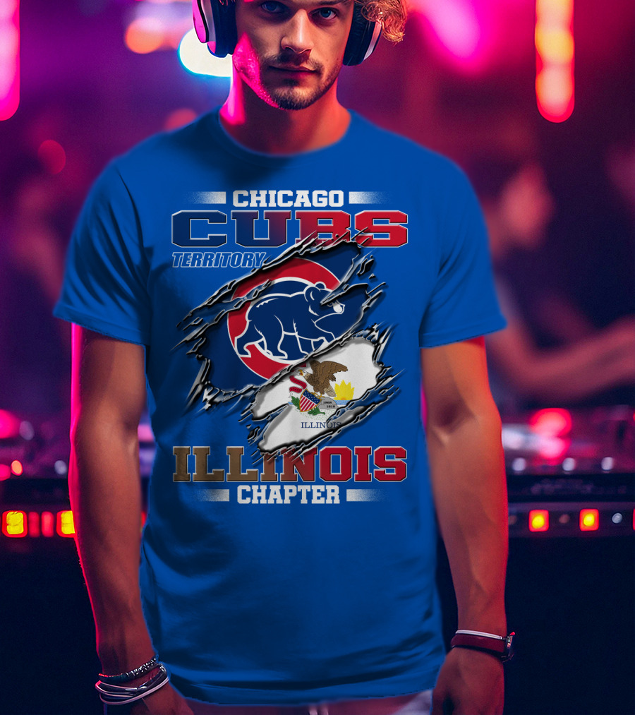 Chicago Cubs Territory Illinois Chapter T-Shirt