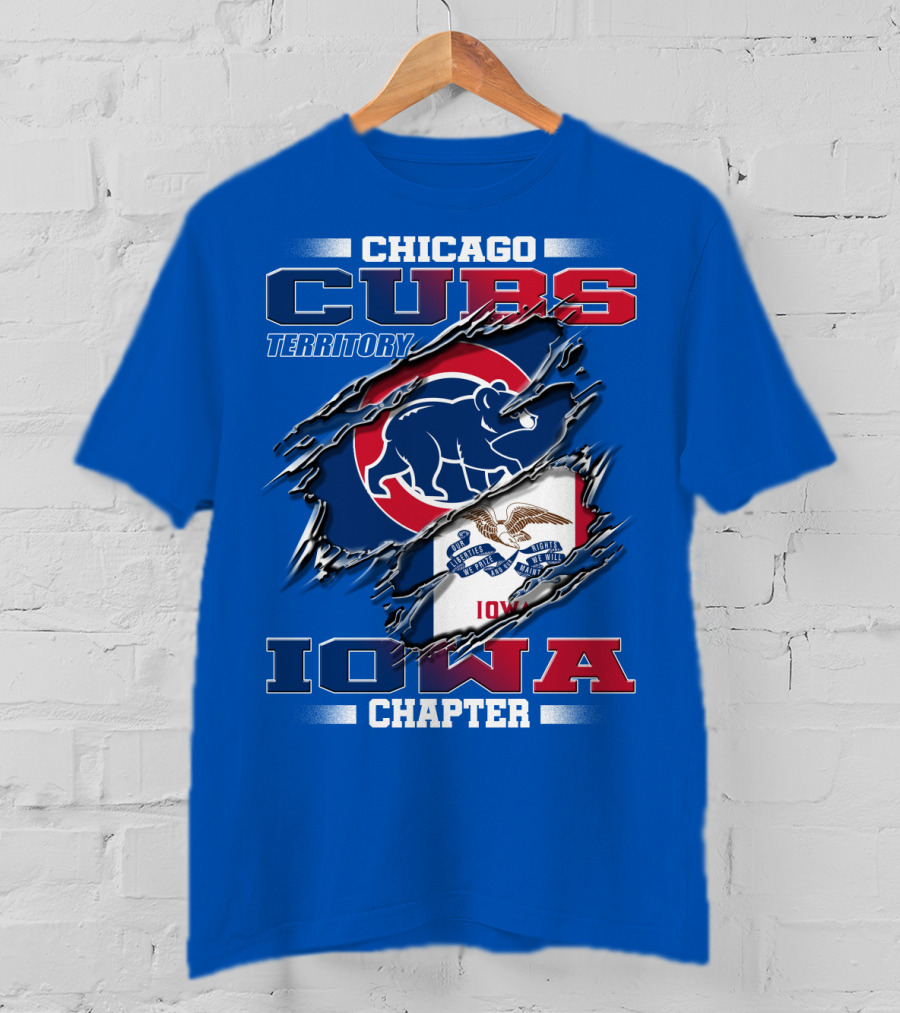 Chicago Cubs Territory Iowa Chapter T-Shirt