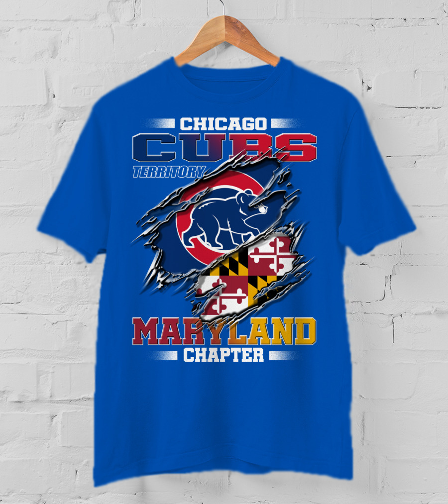 Chicago Cubs Territory Maryland Chapter T-Shirt