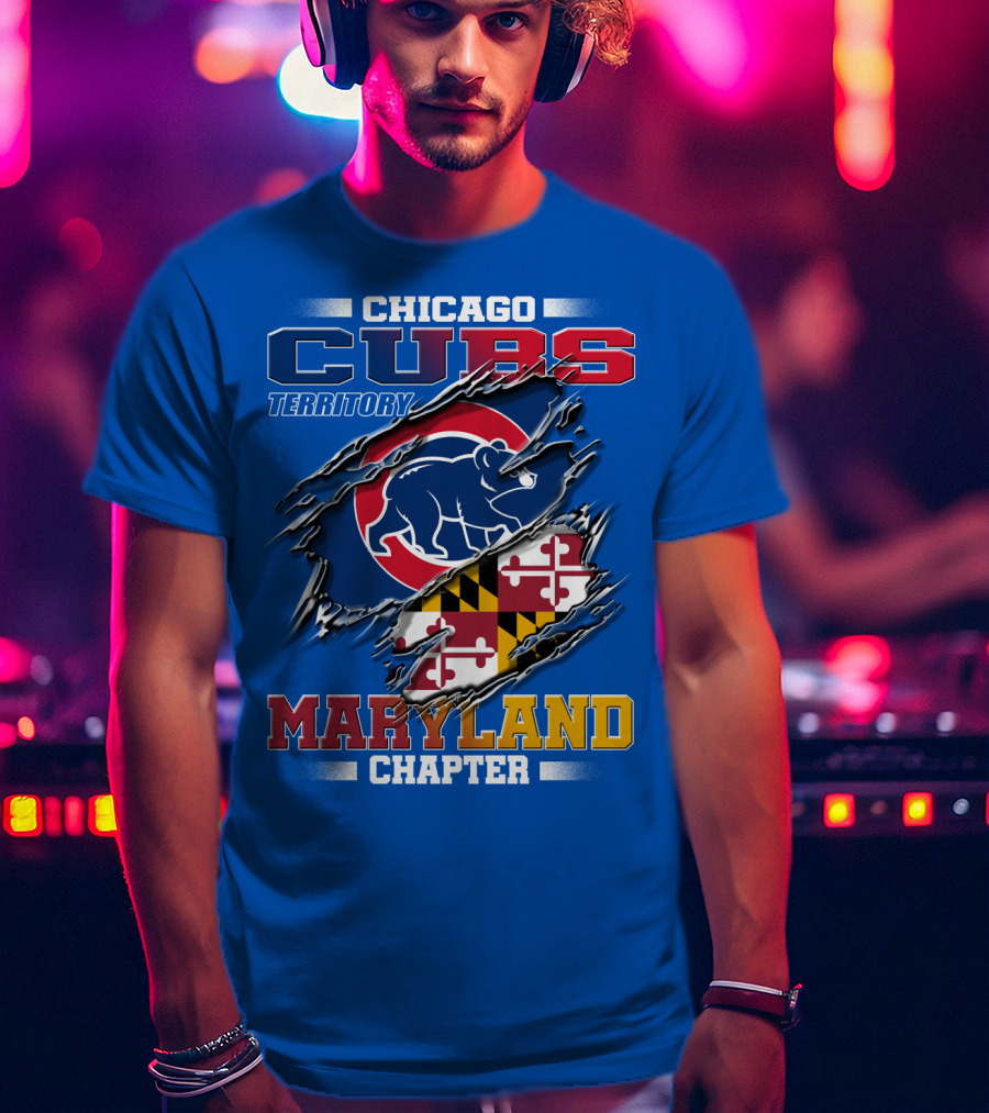 Chicago Cubs Territory Maryland Chapter T-Shirt