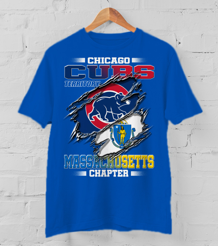Chicago Cubs Territory Massachusetts Chapter T-Shirt